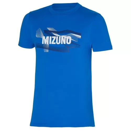 Mizuno Sport Graphic Tee M - Peace Blue