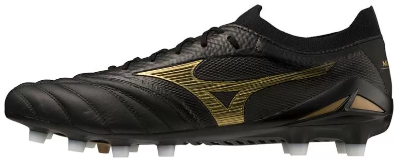 Mizuno Sport Morelia Neo IV Beta Japan MD Football Footwear - Black/Gold/Black
