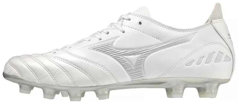 Mizuno Sport Morelia Neo III PRO MD Football Footwear - White/Hologram/Cool Gray 3C