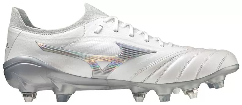 Mizuno Sport Morelia Neo 3 Beta Elite MIX Football Footwear - White/Hologram/Cool Gray 3C