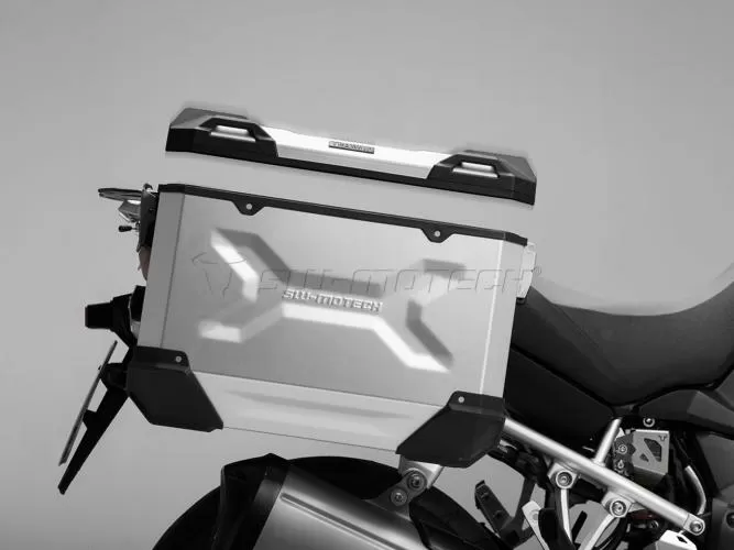 SW-MOTECH TRAX Adventure - silber links 45 liter