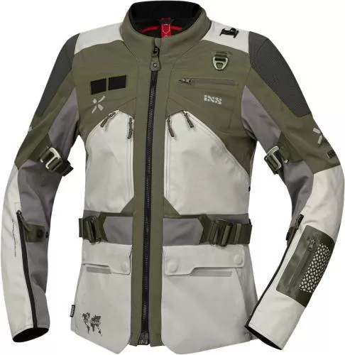 iXS Damen Venture-Air 1.0 Jacke hellgrau-oliv