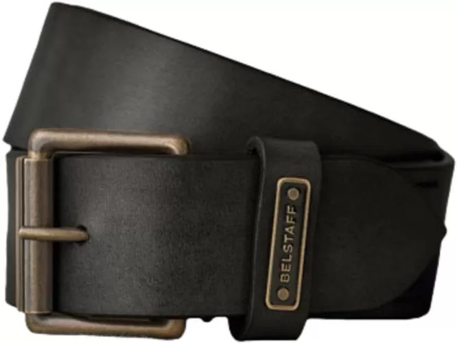 Belstaff Ledergurt Ledger - schwarz