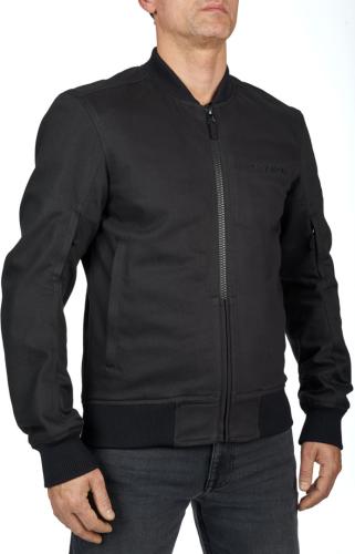 Preview: Pando Moto Jacket Ventura AA Denim Bomber - black