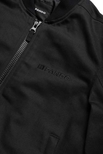 Preview: Pando Moto Jacket Ventura AA Denim Bomber - black