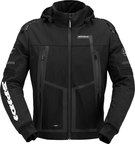 SPIDI Jacke Hoodie Warrior H2OUT - schwarz