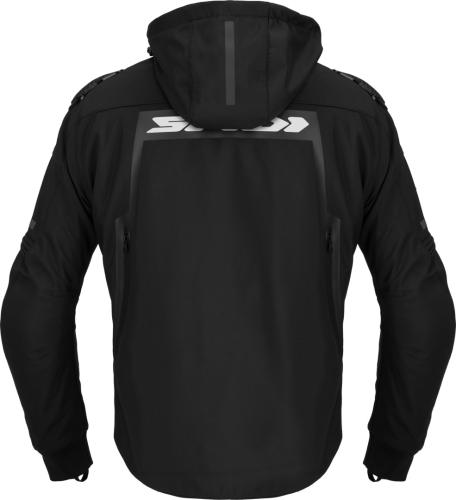 Preview: SPIDI Jacke Hoodie Warrior H2OUT - schwarz