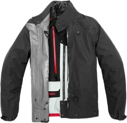 SPIDI Rain Jacket Insideout - black