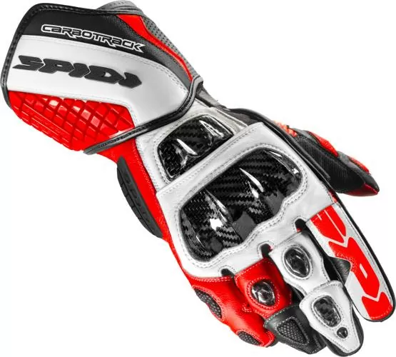 SPIDI Handschuhe Carbo Track Evo - rot-weiss-schwarz