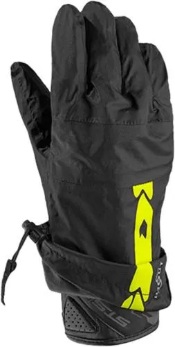 SPIDI Regenhandschuhe - schwarz-gelb fluo