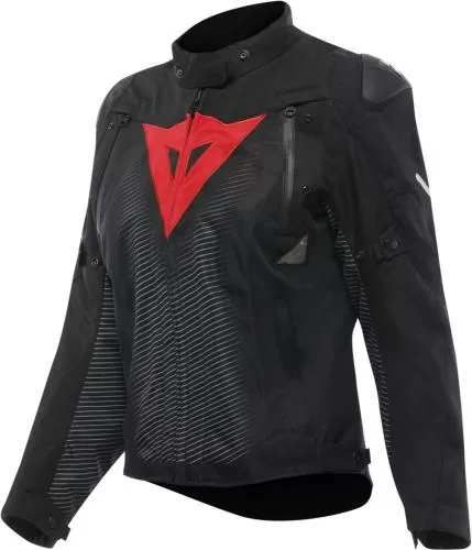 Dainese Damen D-Dry Jacke Super Sprint - schwarz-rot
