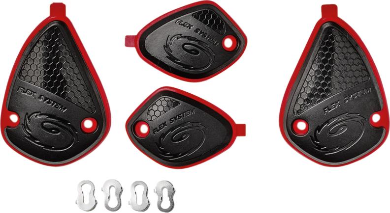 Preview: SIDI Knöchelschutz für SIDI Crossfire 2/SRS - rot-schwarz