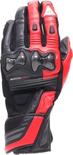 Preview: Dainese Handschuh Reacto Carbon Lang - schwarz-rot 