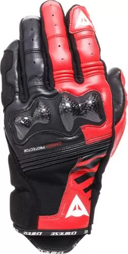 Dainese Glove Reacto Carbon Short - black-red