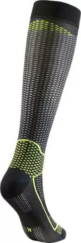 SIXS Kniesocken LONG V3 Unisex - schwarz-carbon