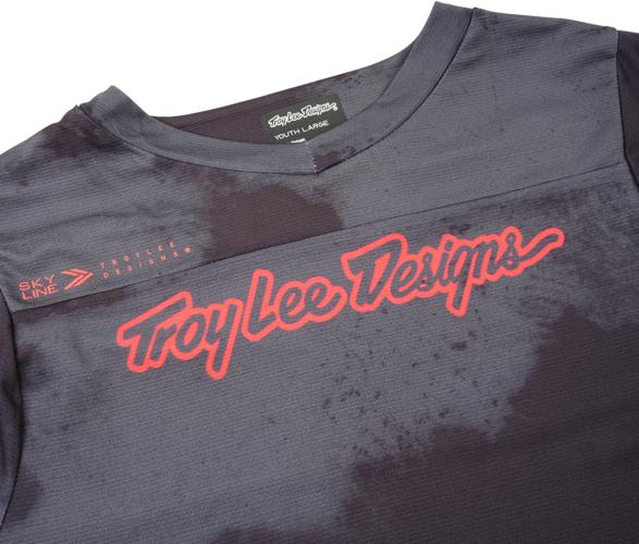 Preview: Troy Lee Designs Youth Skyline SS Jersey - Flared carbon