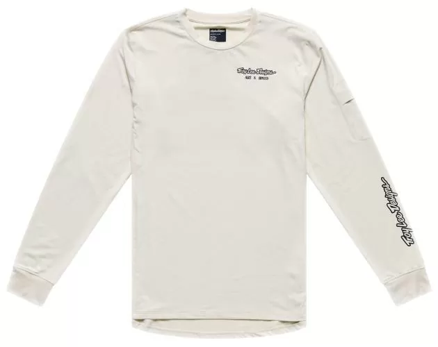 Troy Lee Designs Ruckus Ride Long Sleeve Tee - Art & Speed beige