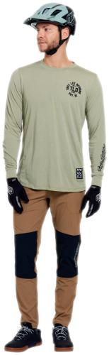 Preview: Troy Lee Designs Skyline Ride Long Sleeve Tee - Stamps green