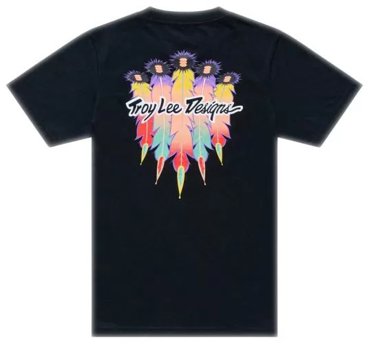 Troy Lee Designs Youth Short Sleeve Tee - Feathers black
