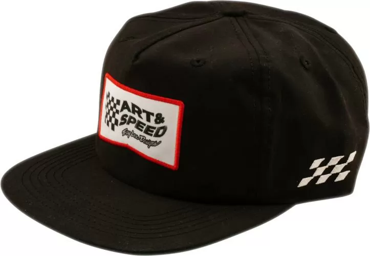 Troy Lee Designs Winners Circle Unstructured Snapback - Black