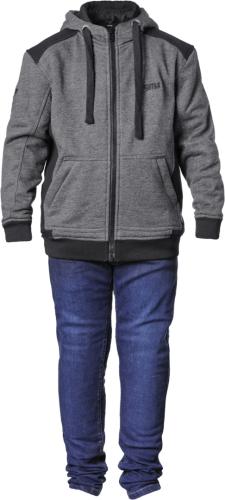 gms Hoodie Grizzly Junior - black-anthracite