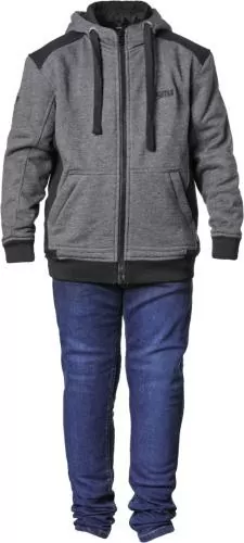 gms Hoodie Grizzly Junior - black-anthracite