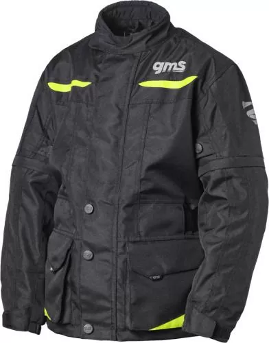 gms Jacke Gear WP Junior - schwarz-fluogelb