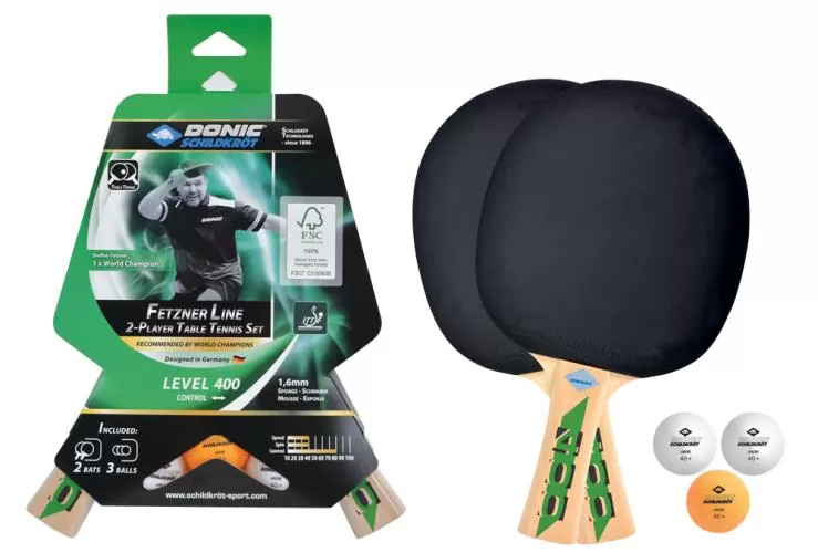 Donic-Schildkröt Table Tennis Set Speedy Fetzner 400 FSC