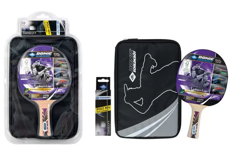 Donic-Schildkröt Table Tennis Premium Gift Set Legends 800 FSC