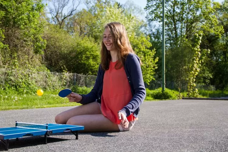 Donic Schildkröt Tischtennis-Mini-Tisch-Set