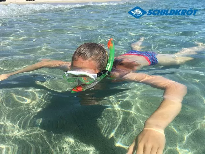 Snorkel Set BERMUDA (3 pieces, in mesh bag) - Kids