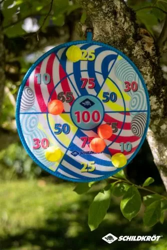 Schildkröt Soft Dart Set, Velcro dartboard with 2 x 3 balls