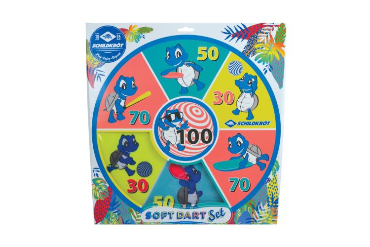 Schildkröt Soft Dart Set, Velcro dartboard with 2 x 3 balls
