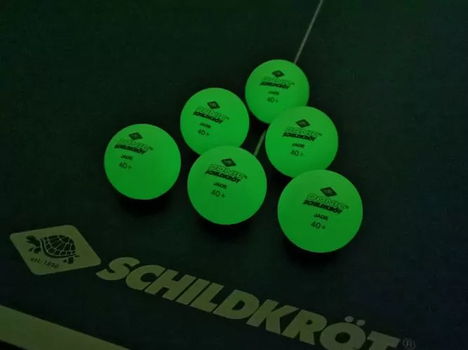 Table tennis ball Glow in the Dark Poly 40+ quality, 6 pcs.