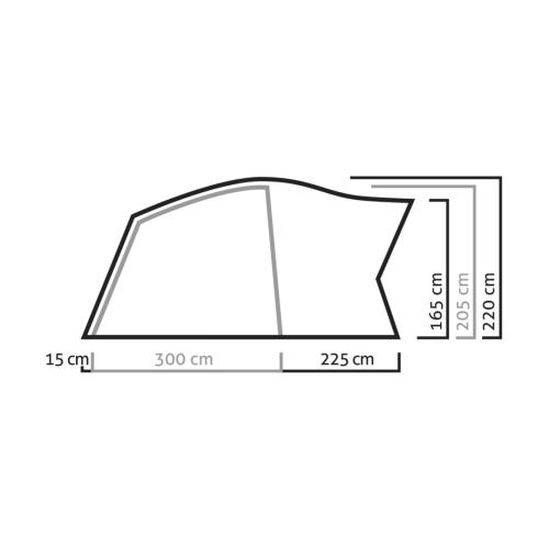 Preview: Salewa Alpine Lodge Iv Tent - cactus/grey