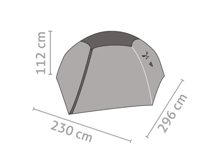 Preview: Salewa *Latitude Ii Tent - cactus/grey