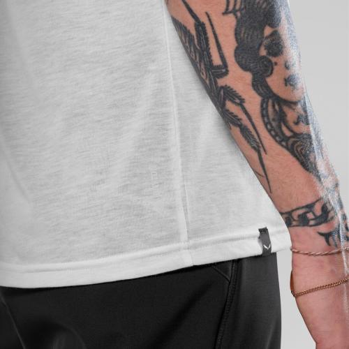 Preview: Salewa Solidlogo Dry M T-Shirt. - white