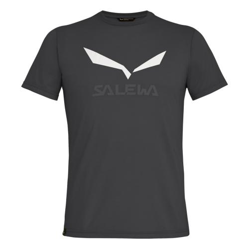 Preview: Salewa Solidlogo Dry M T-Shirt. - black out