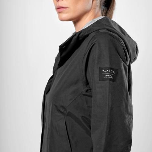 Preview: Salewa Fanes Hemp Ptx 3L Jacket W. - black out