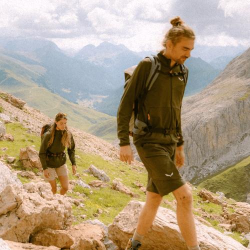 Preview: Salewa Puez Cammino Pl Jkt M - dark olive