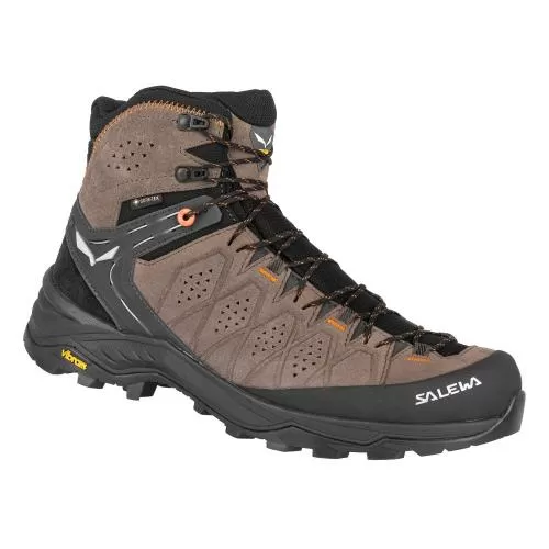 Salewa Ms Alp Trainer 2 Mid Gtx - wallnut/fluo orange