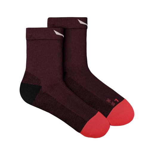 Preview: Salewa Mtn Trn Am W Qrt Sock - syrah