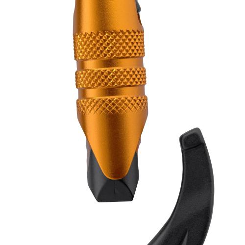 Preview: Salewa Ortles Hms C.3 M Carabiner - black/orange