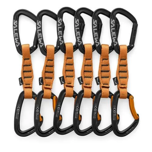 Salewa Ortles Str/Bnt 110 Qd 6 Pack - black/orange