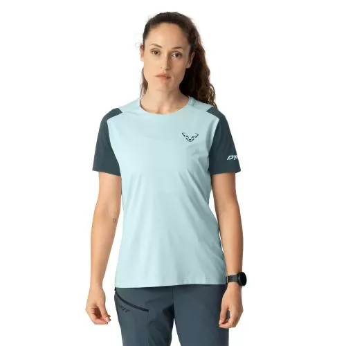 Dynafit Transalper Kurzarmshirt Damen - cloud blue