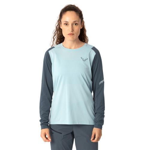 Preview: Dynafit Transalper Langarmshirt Damen - cloud blue
