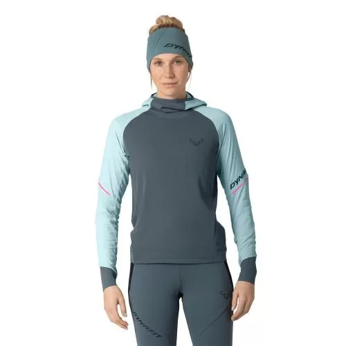 Dynafit Alpine Kapuzenlongsleeve Damen - cloud blue