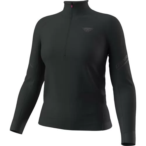 Dynafit Alpine Langarmshirt 1/2 Zip Damen - black out