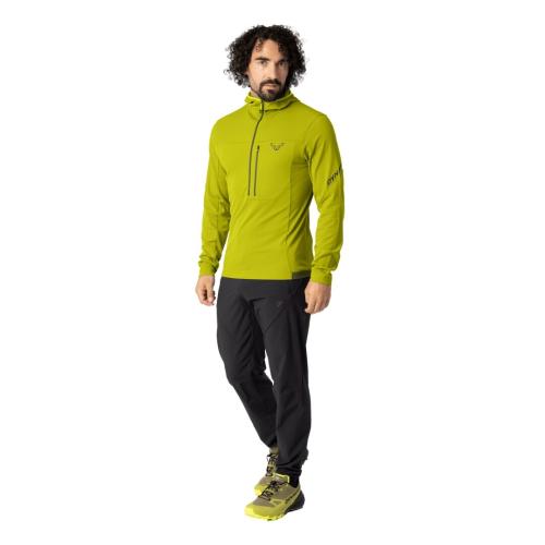 Preview: Dynafit Traverse Thermal Hooded 1/2 Zip Men - golden lime