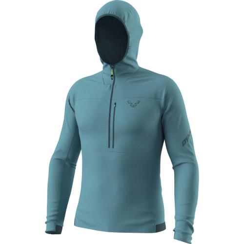 Preview: Dynafit Traverse Thermal Hooded 1/2 Zip Men - smoke blue